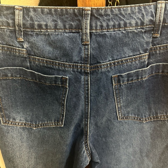 Flamingo jeans wide leg Blue Denim Jeans women - Picture 3 of 9